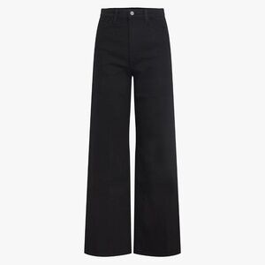 NWT Joe's Mia Petite Wide Leg High Rise Black Jeans